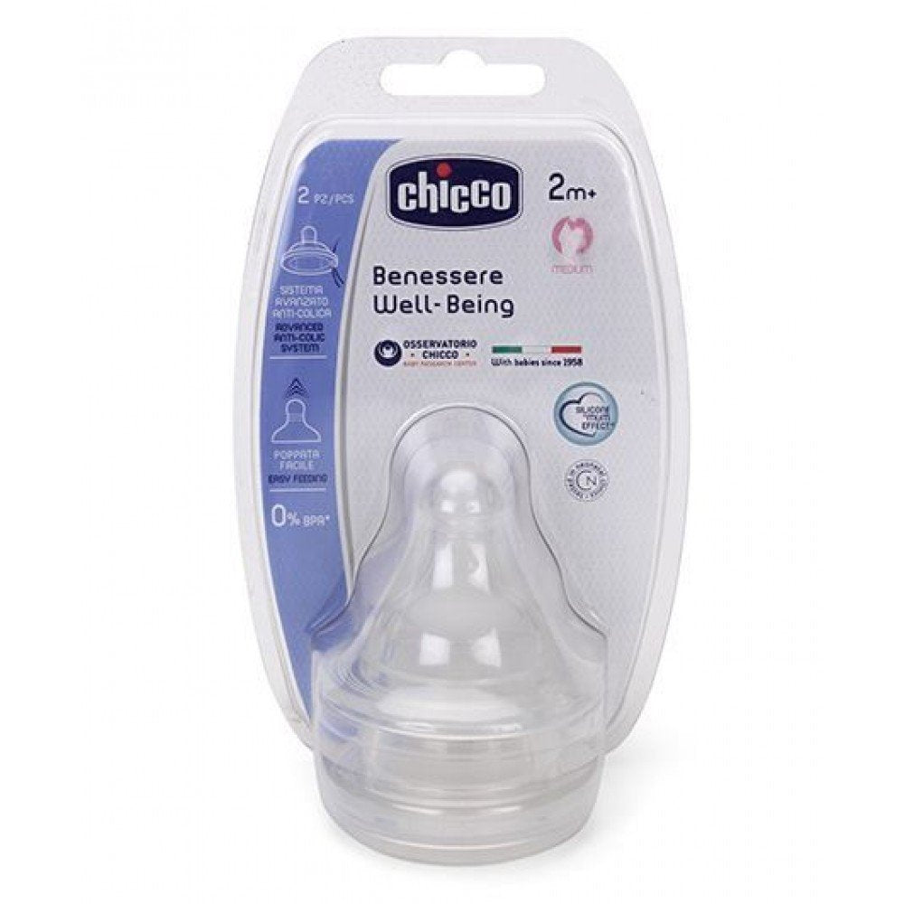 Chicco Nipple well being medium 2m+ - Medaid International