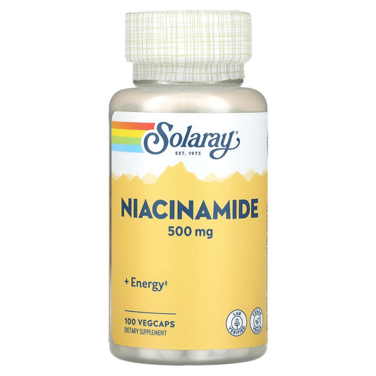 Solaray, Niacinamide, 500 mg, 100 VegCaps - Medaid International