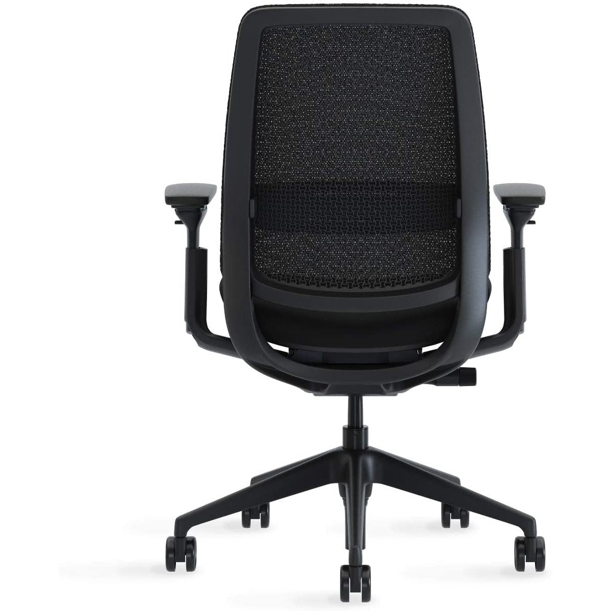 Steelcase Series 2 Office Chair, Black Frame and 3D Microknit Back, Wheels for Hard Flooring, Era Fabric (Truffle) - Medaid International