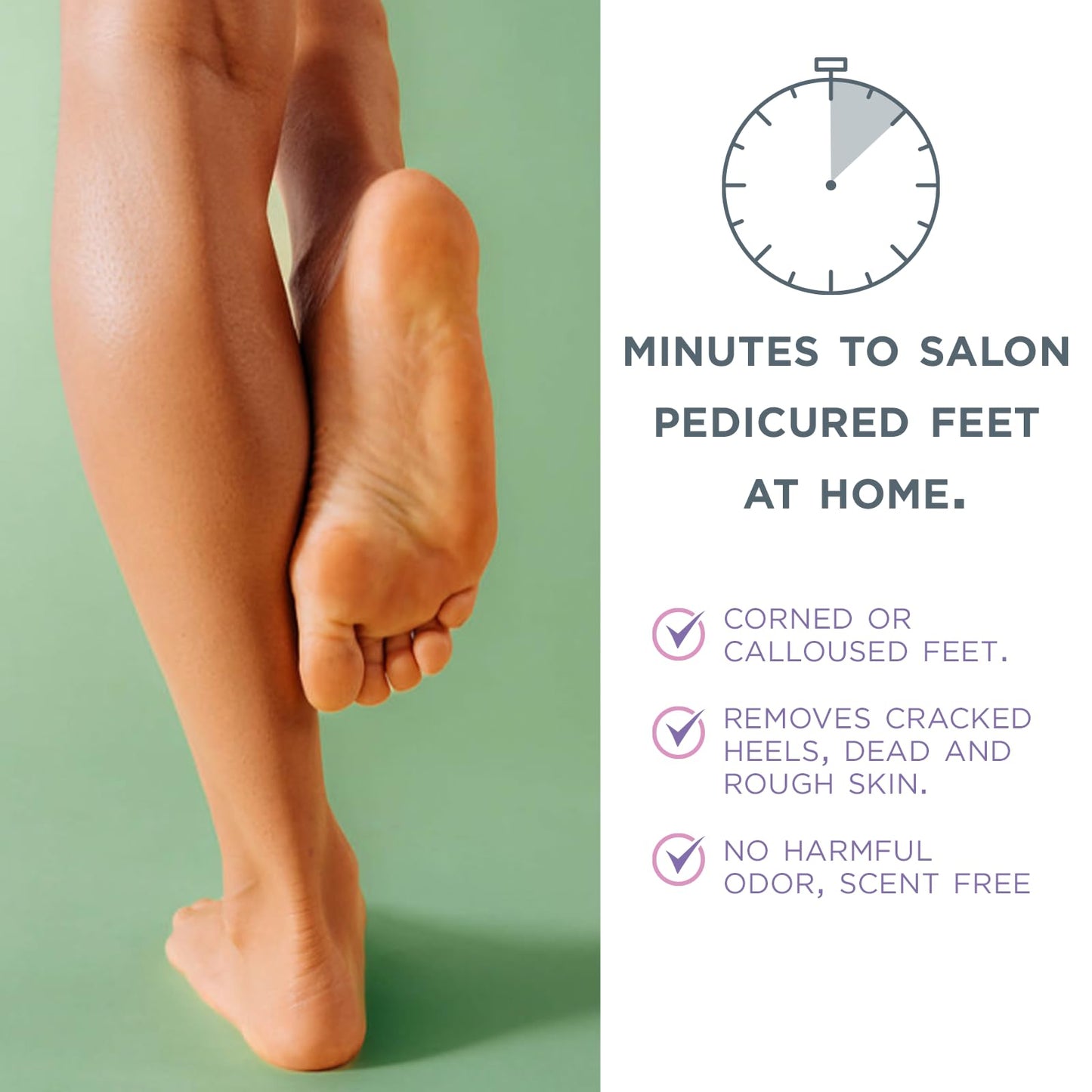 Lee Beauty Professional Callus Remover for Feet - Original, Powerful Formulation - Extra Strength Gel, Home Pedicure Foot Spa Results - Cracked & Dead Dry Skin Supplies - 8 Oz - Medaid International