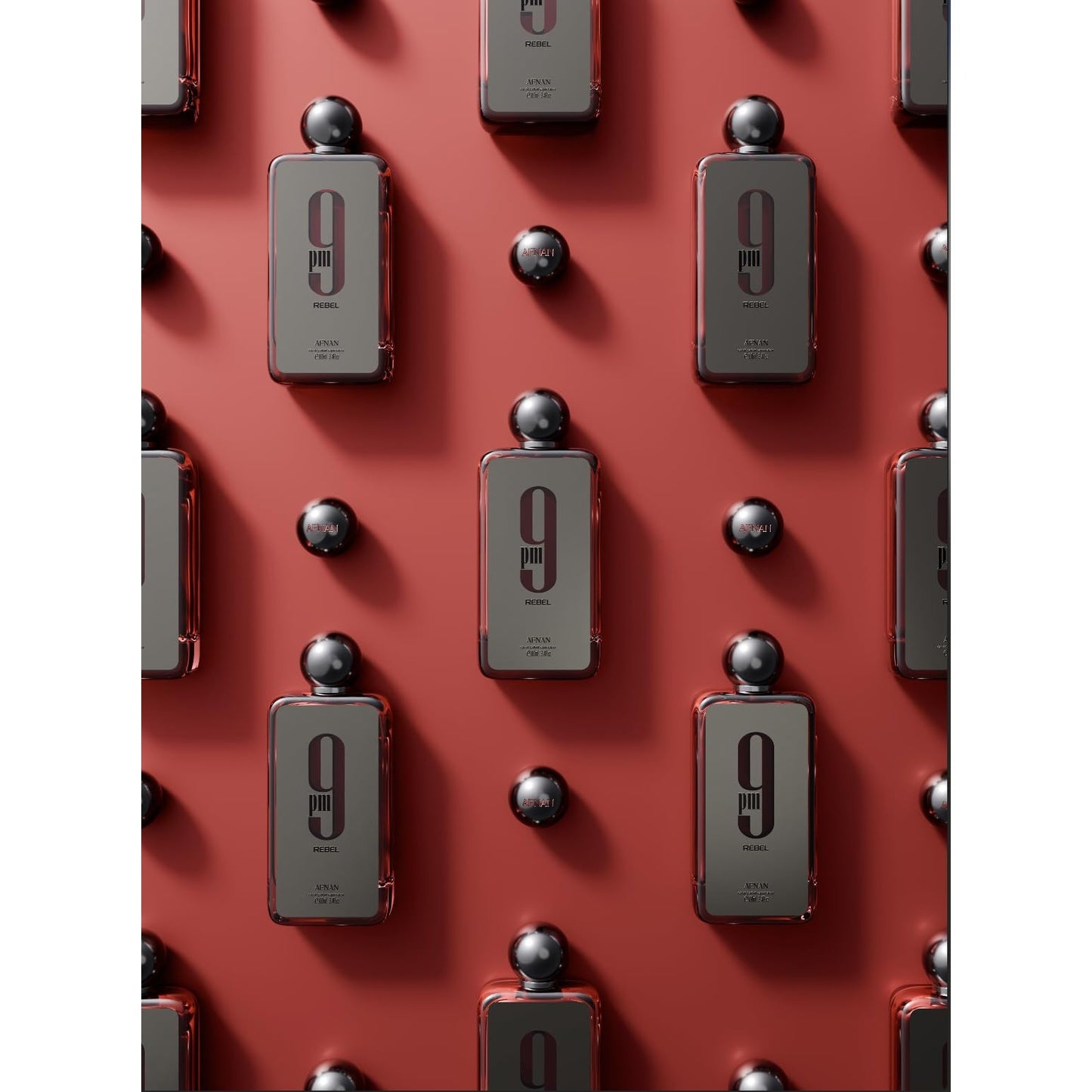 Afnan 9 PM Rebel Unisex Eau De Parfum, 3.4 Fl. Oz - Medaid International
