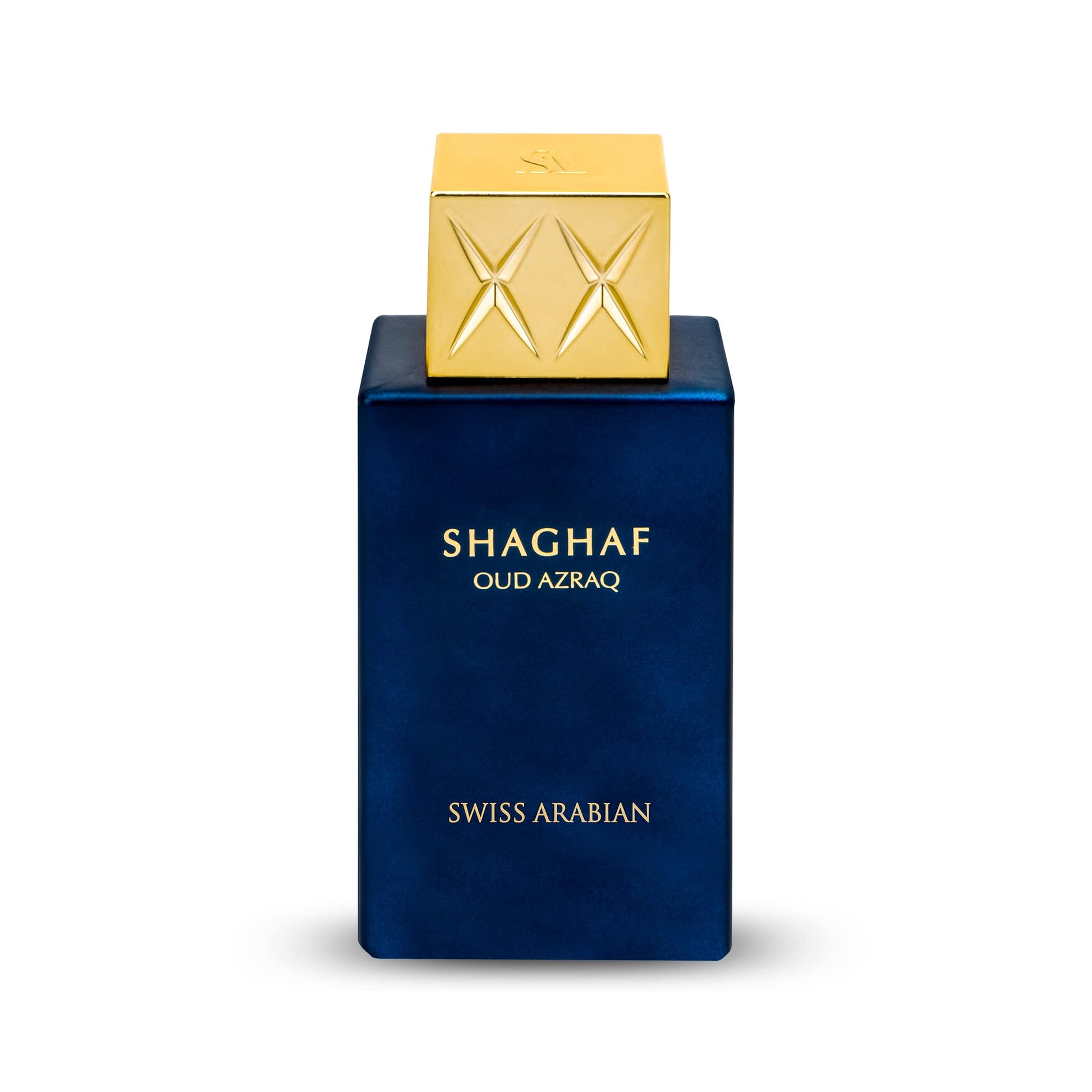 Swiss Arabian Shaghaf Oud Azraq, Limited Edition - Luxury Products From Dubai - Long Lasting and Addictive EDP Spray Fragrance - Seductive, Signature Aroma - Luxurious Scent of Arabia - 2.5 oz - Medaid International