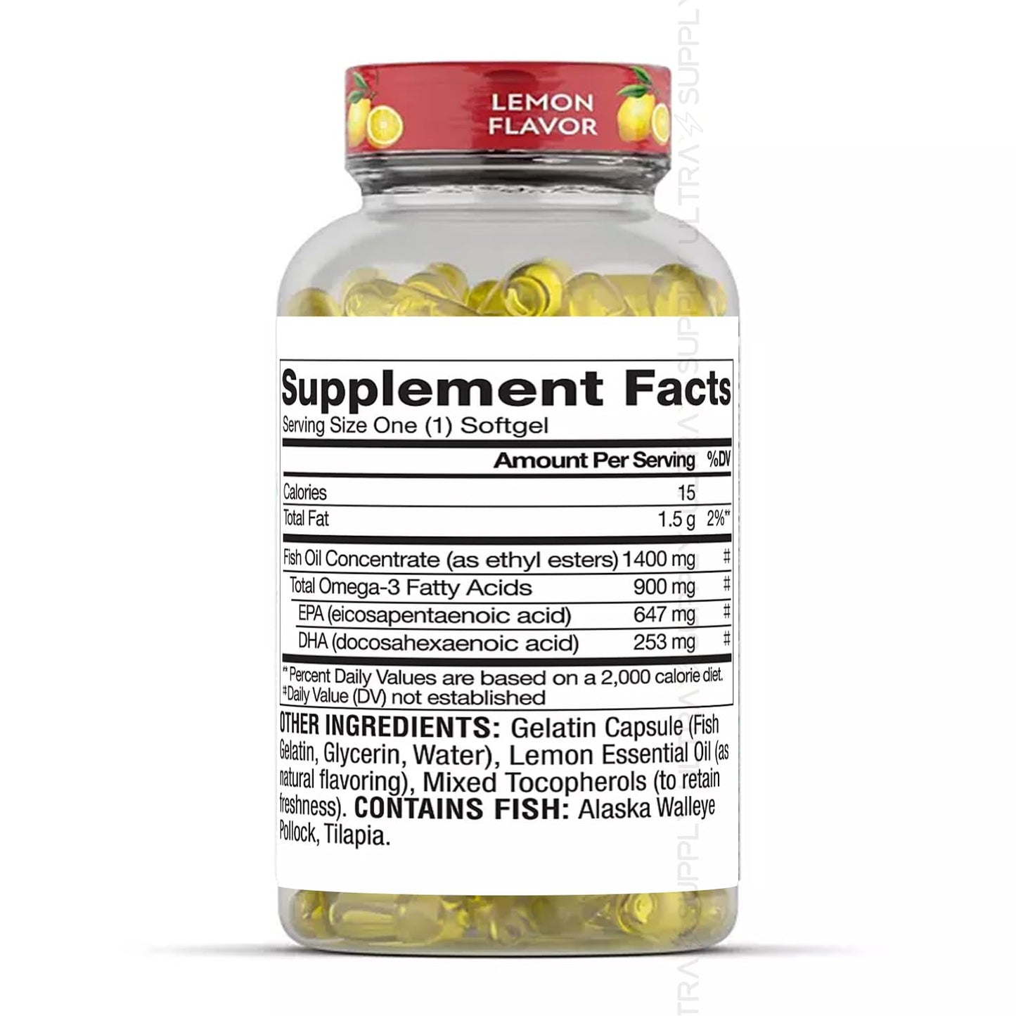 Members Mark Omega 3 Fish Oil, (150 Count.) 900 mg – Wild Alaskan, MSC-Certified Sustainable, Supports Heart & Brain Health, No Fishy Aftertaste - Medaid International