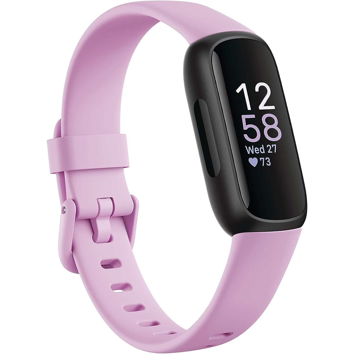 Fitbit Inspire 3 Health &-Fitness-Tracker with Stress Management, Workout Intensity, Sleep Tracking, 24/7 Heart Rate and more, Midnight Zen/Black One Size (S & L Bands Included) - Medaid