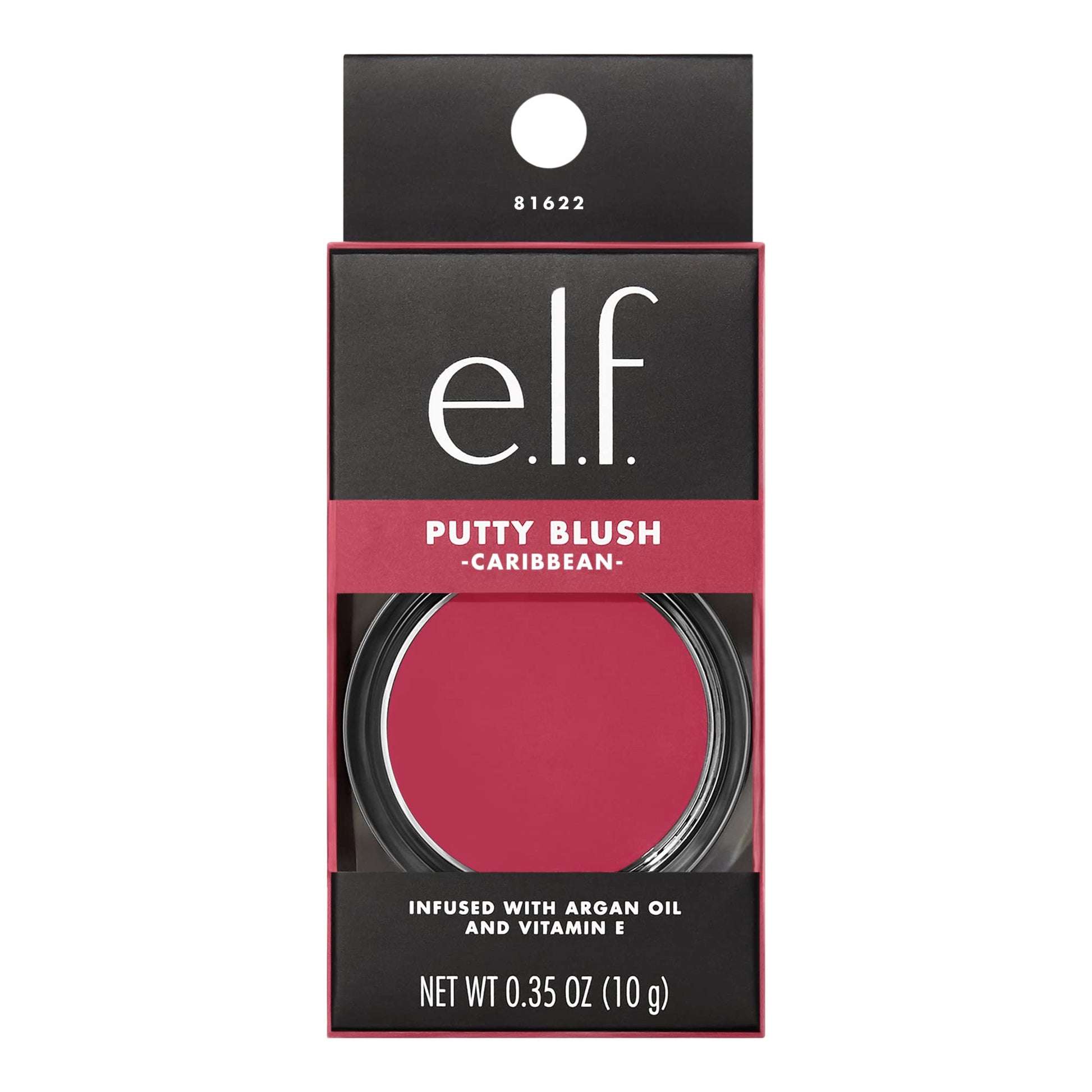 e.l.f. Putty Blush, Creamy & High-Pigment Formula For A Natural Glow, Delivers A Semi-Matte & Powder Finish, Vegan & Cruelty-Free, Caribbean - Medaid International
