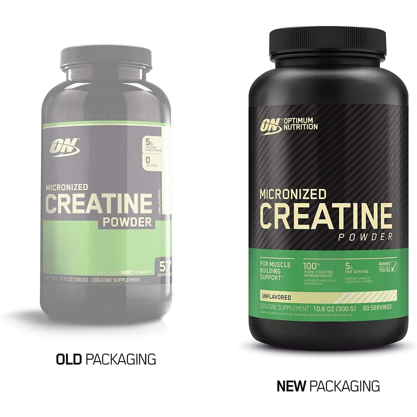 Optimum Nutrition Micronized Creatine Powder, Unflavored, 10.58 oz (300 g) - Medaid International