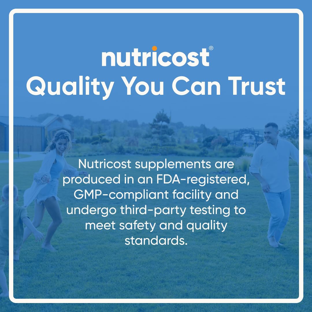 Nutricost N-Acetyl L-Cysteine (NAC) 600mg, 180 Capsules - Non-GMO, Gluten Free - Medaid International
