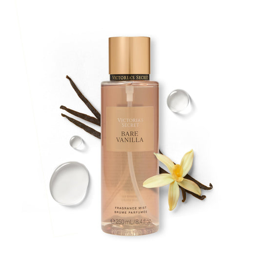 Victoria's Secret Bare Vanilla Body Mist, Spray for Women (8.4 oz) - Medaid International