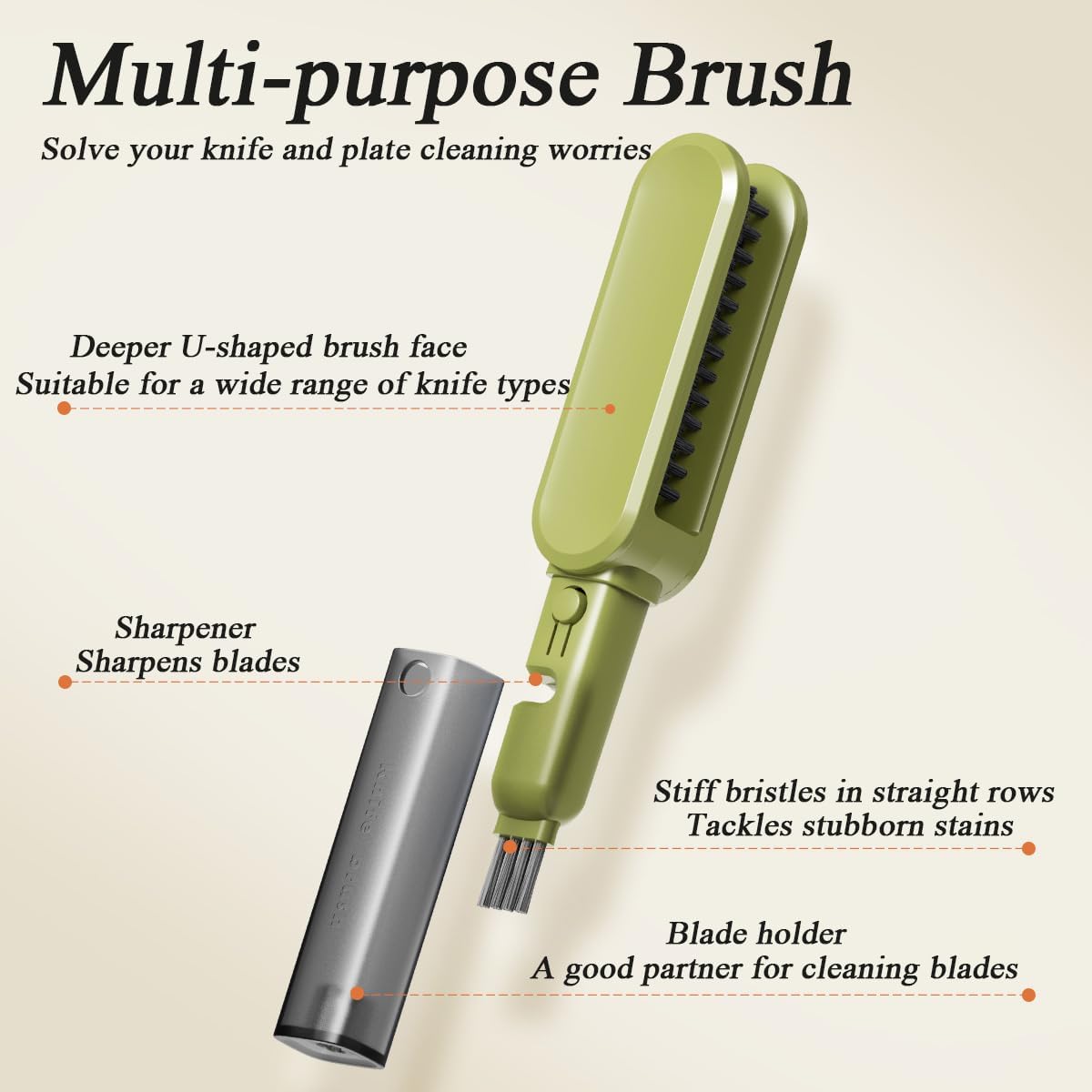 Multifunctional Cutlery Cleaning Brush - Medaid International