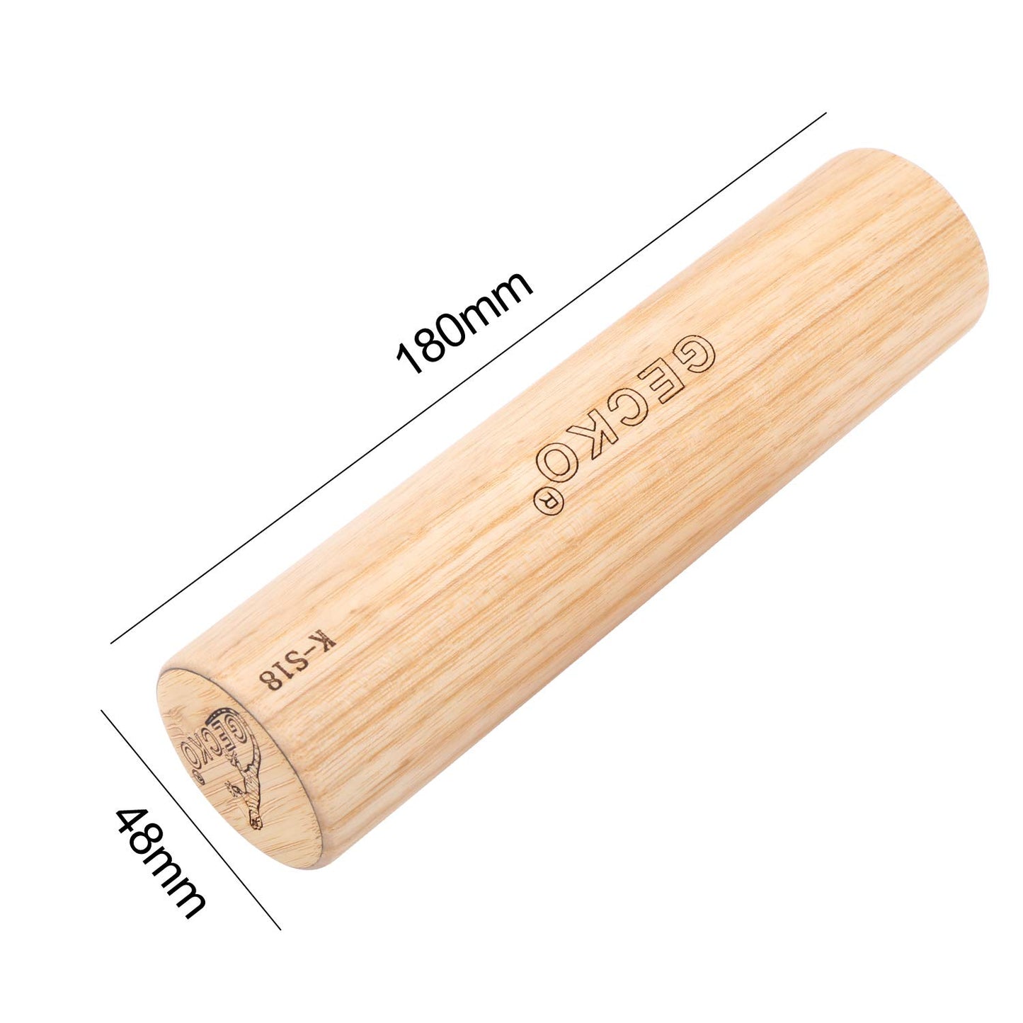 PARDUS Sand Hammer Percussion Instrument, Wooden Natural Maracas, Used in Live Performances and Concerts, Suitable for Kahun Drummers, Guitarists and Singers (17.9X4.2cm) - Medaid International