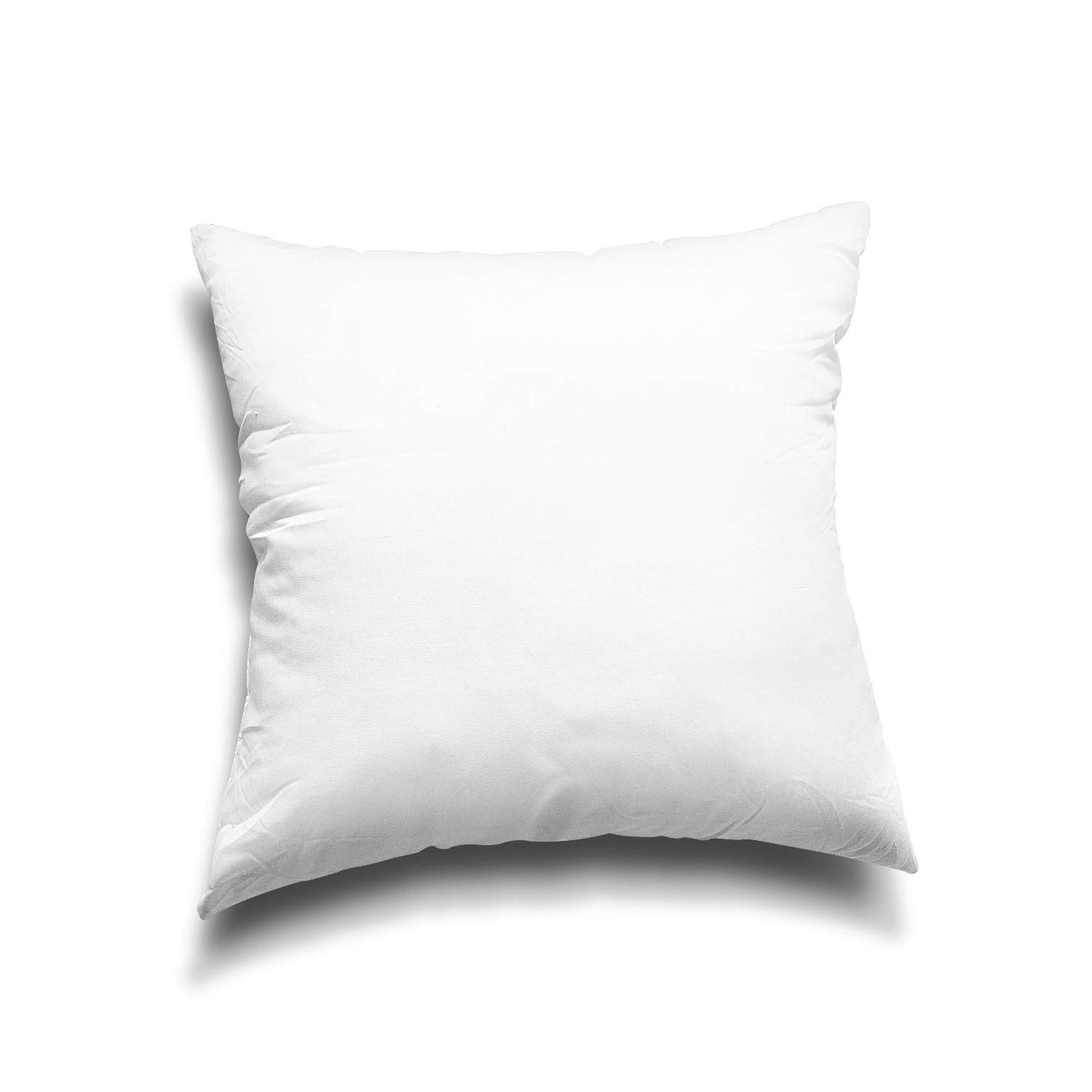 EDOW Throw Pillow Inserts, Set of 2 Lightweight Down Alternative Polyester Pillow, Couch Cushion, Sham Stuffer, Machine Washable. (White, 18x18) - Medaid International