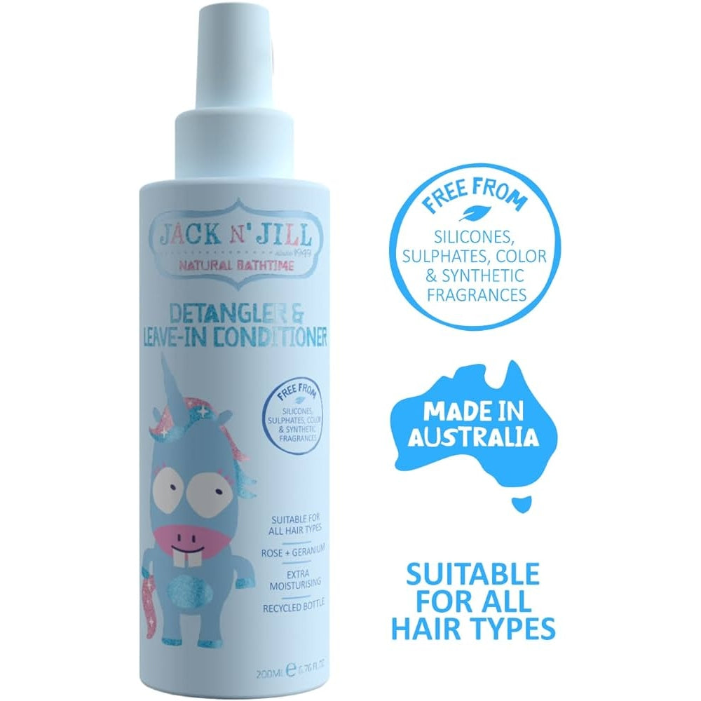Jack N'Jill Natural bathtime Detangle and Leave-In conditioner - Medaid - Lebanon
