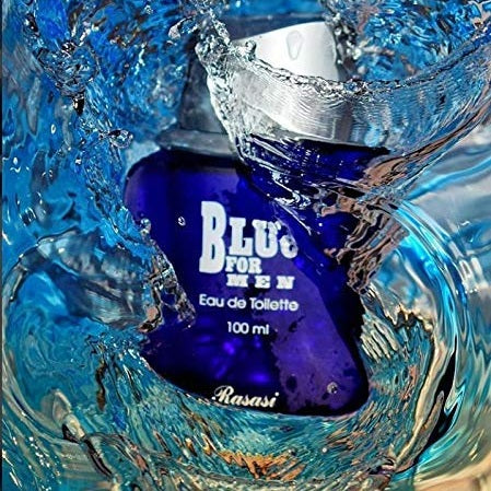 Rasasi Blue Eau De Toilette Spray for Men, 3.4 Ounce - Medaid International