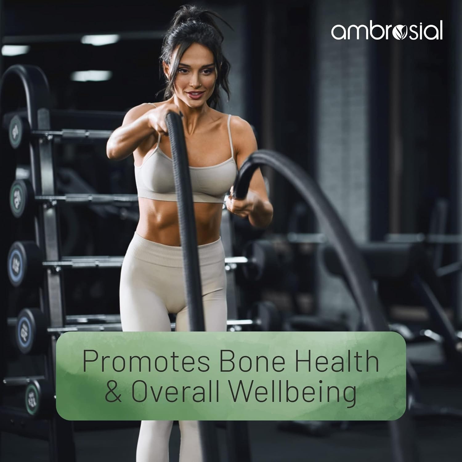 AMBROSIAL Calcium & Vitamin D3 Tablets (Pack of 1-120 Softgels) - Medaid International