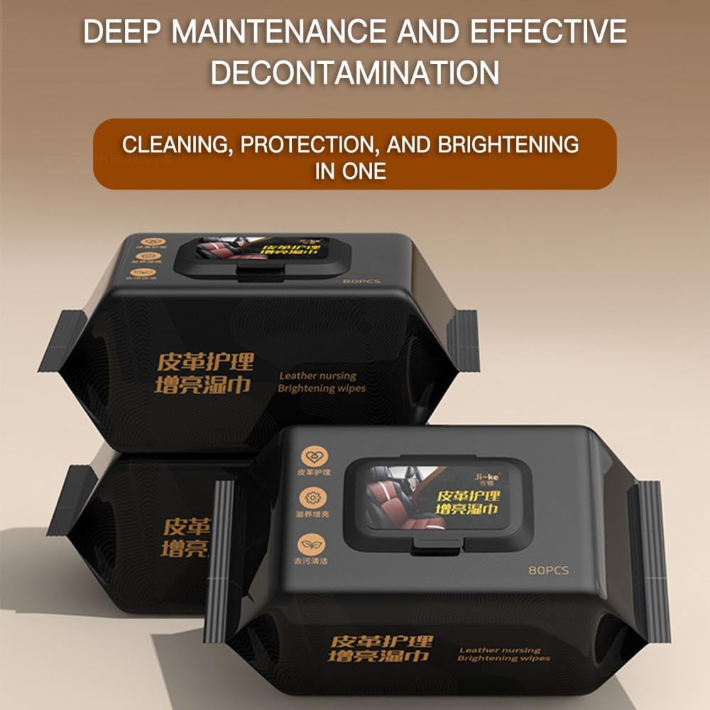 Car Leather Wipes (50 wipes) - Medaid International