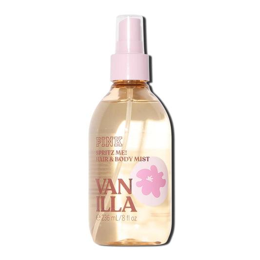Victoria's Secret PINK Vanilla Hair & Body Mist, Perfume Spray for Women (8 oz) - Medaid International