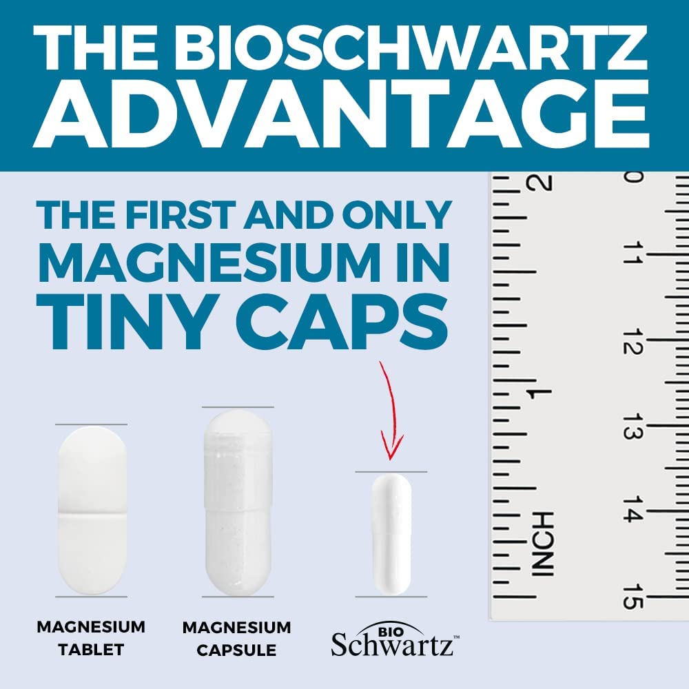 Magnesium Bisglycinate 100% Chelate No-Laxative Effect - Maximum Absorption & Bioavailability, Fully Reacted & Buffered - Healthy Energy Muscle Bone & Joint Support - Non-GMO Project Verified - 90 ct - Medaid International