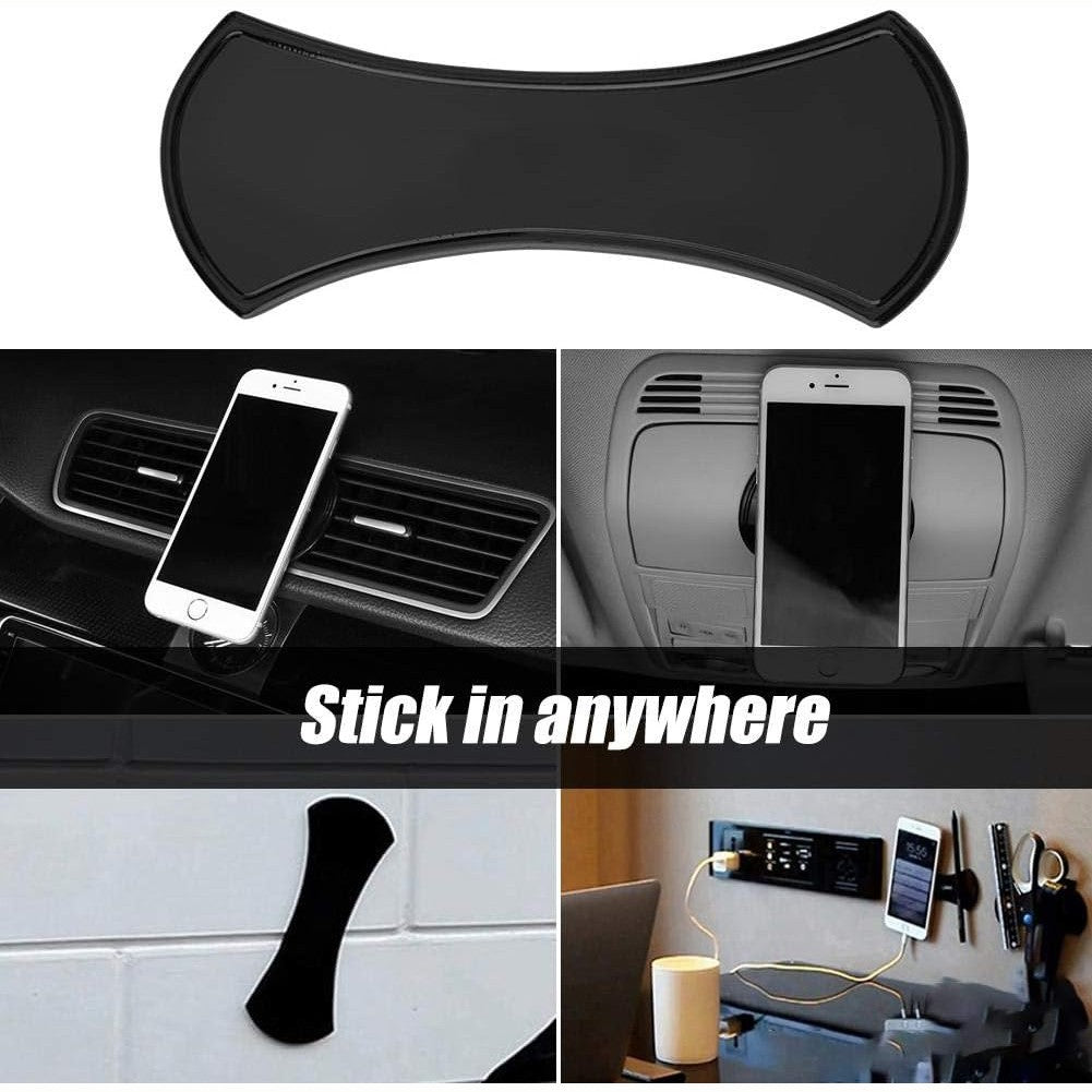 Gel Pad Phone Holder (2 pieces), Nano Rubber Pads, Universal Sticky Gel Pads Car Mount Cell Phone Holder - Medaid International