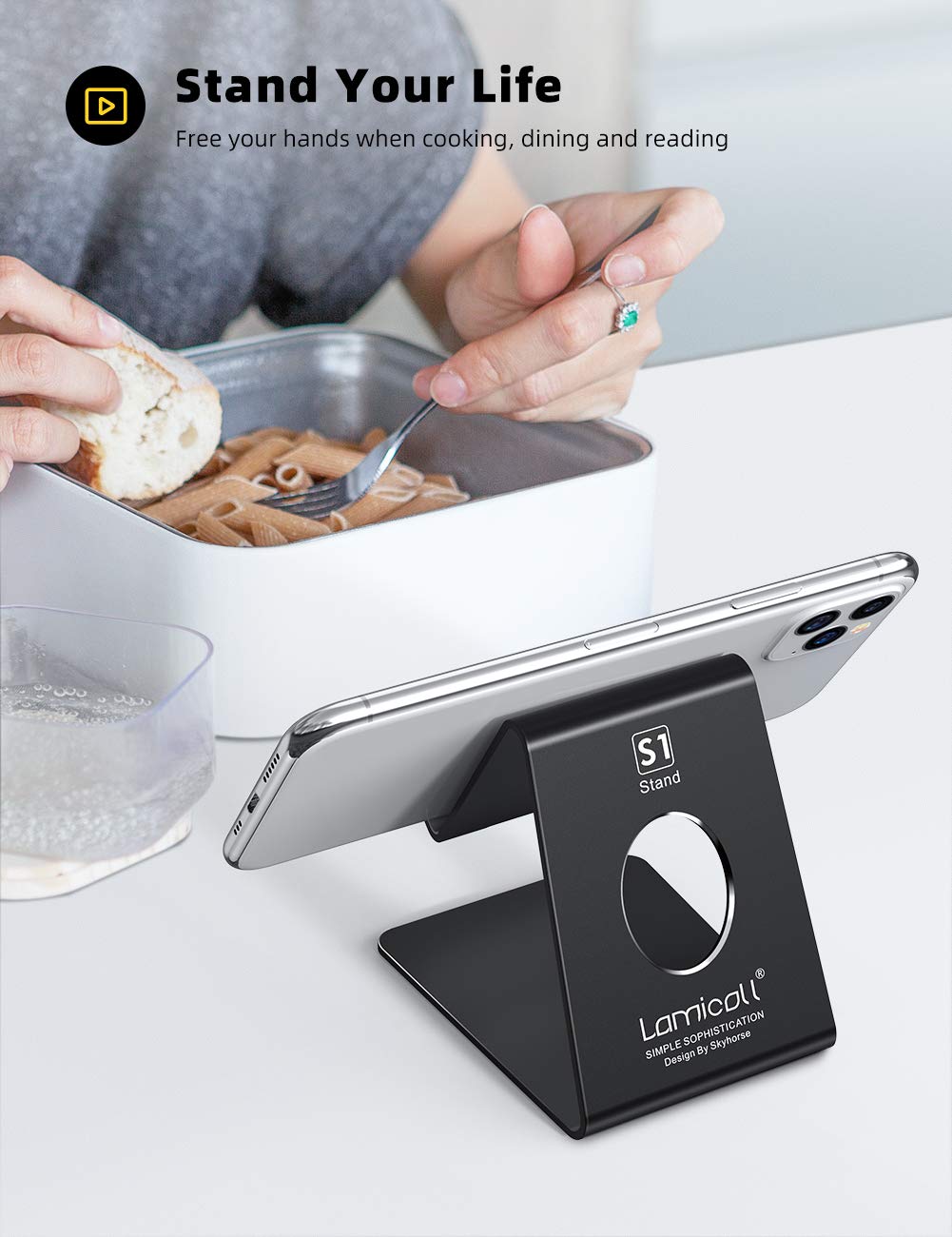Lamicall Phone Stand & Phone Mount for Car Vent - Medaid International
