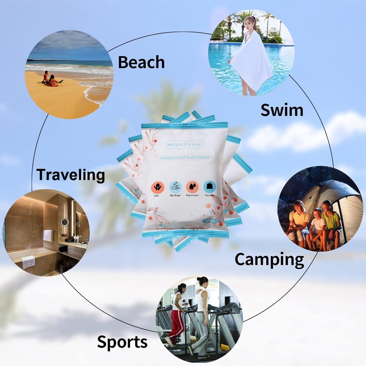 Compressed Bath Towel - Medaid International