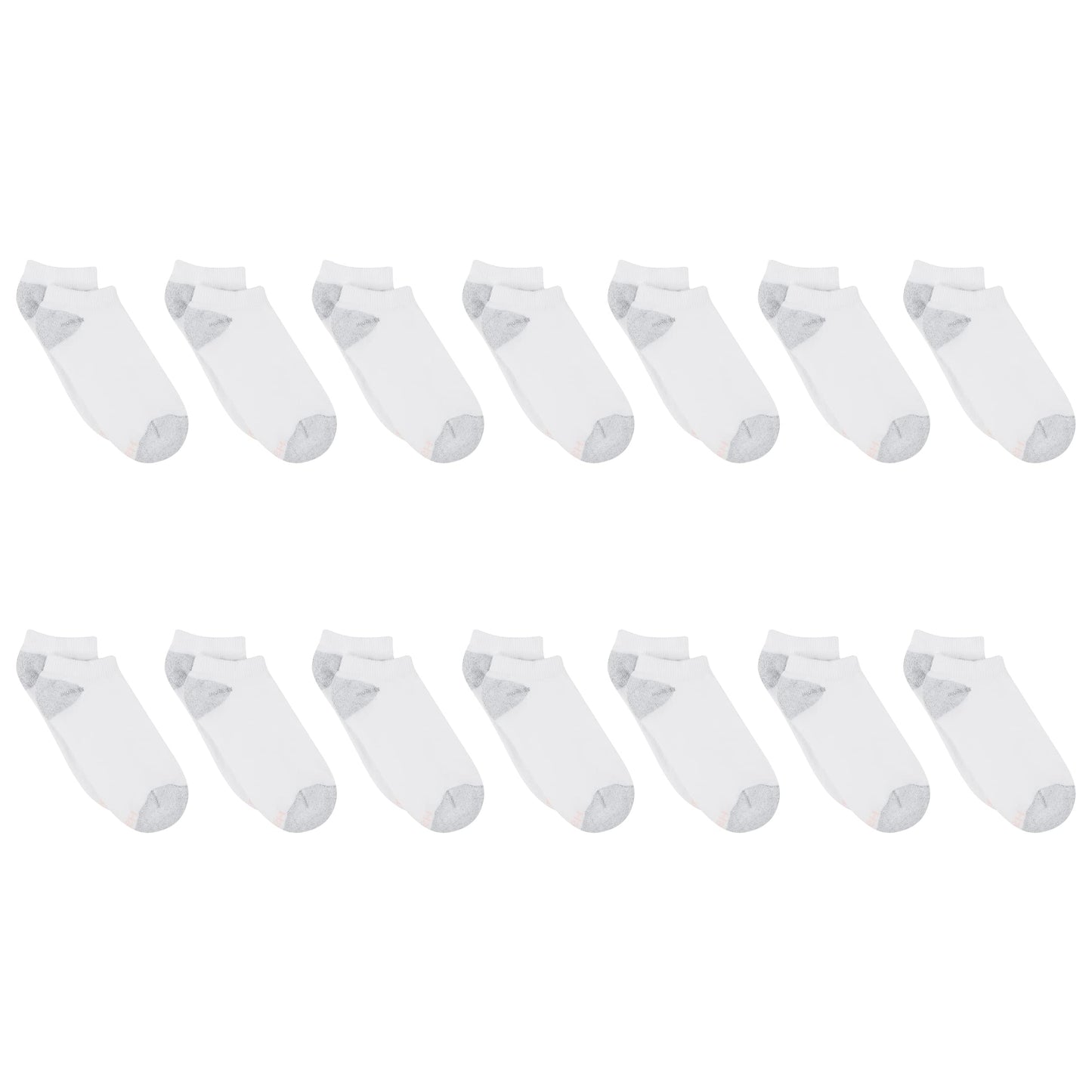 Hanes Women's Value, Show Soft Moisture-Wicking Socks, Available in 10 and 14-Packs, White-14, 5-9 - Medaid International
