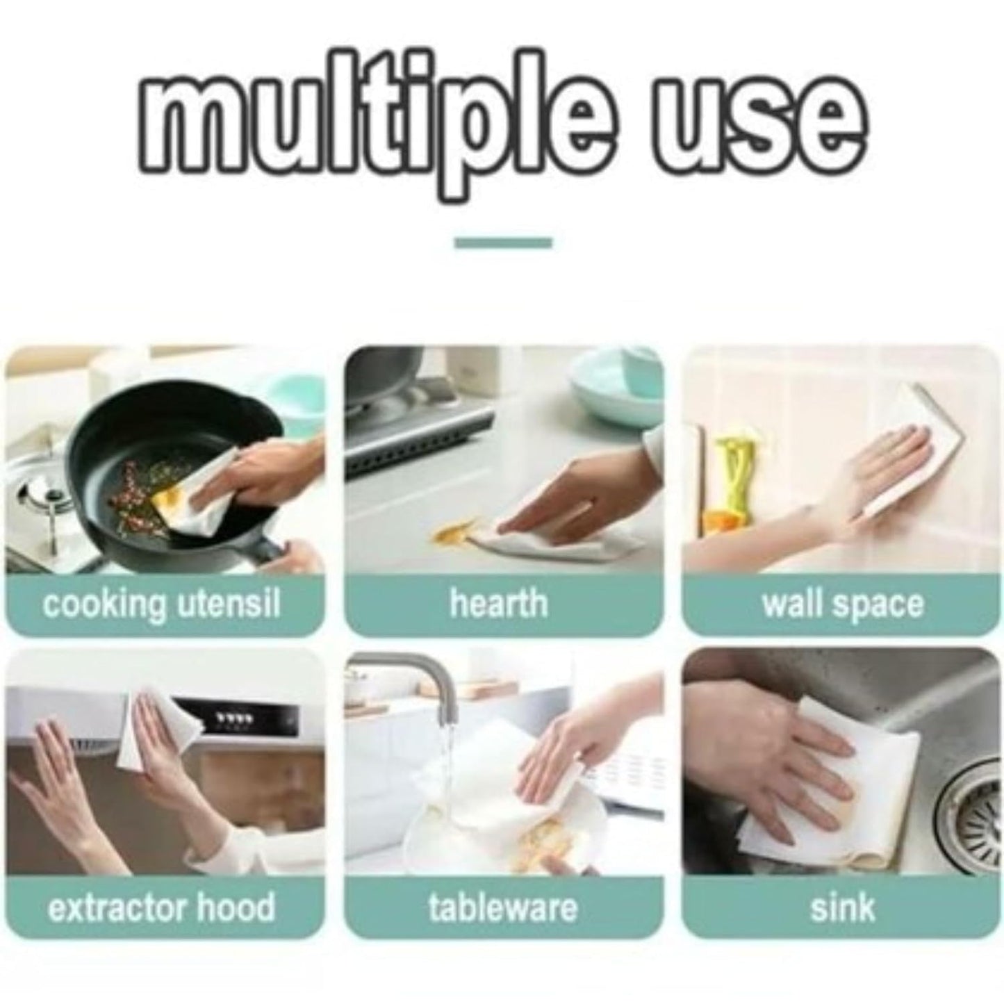 Kitchen Cleaning Wet Wipes (80 wipes) - Medaid International