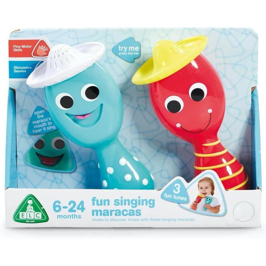 Early Learning Centre Development Wall Fun Singing Maracas Battery Operated, Activity Toy, Develop Fine and Motor Skills, Musical Fun, Baby Toddler Toys - Medaid International