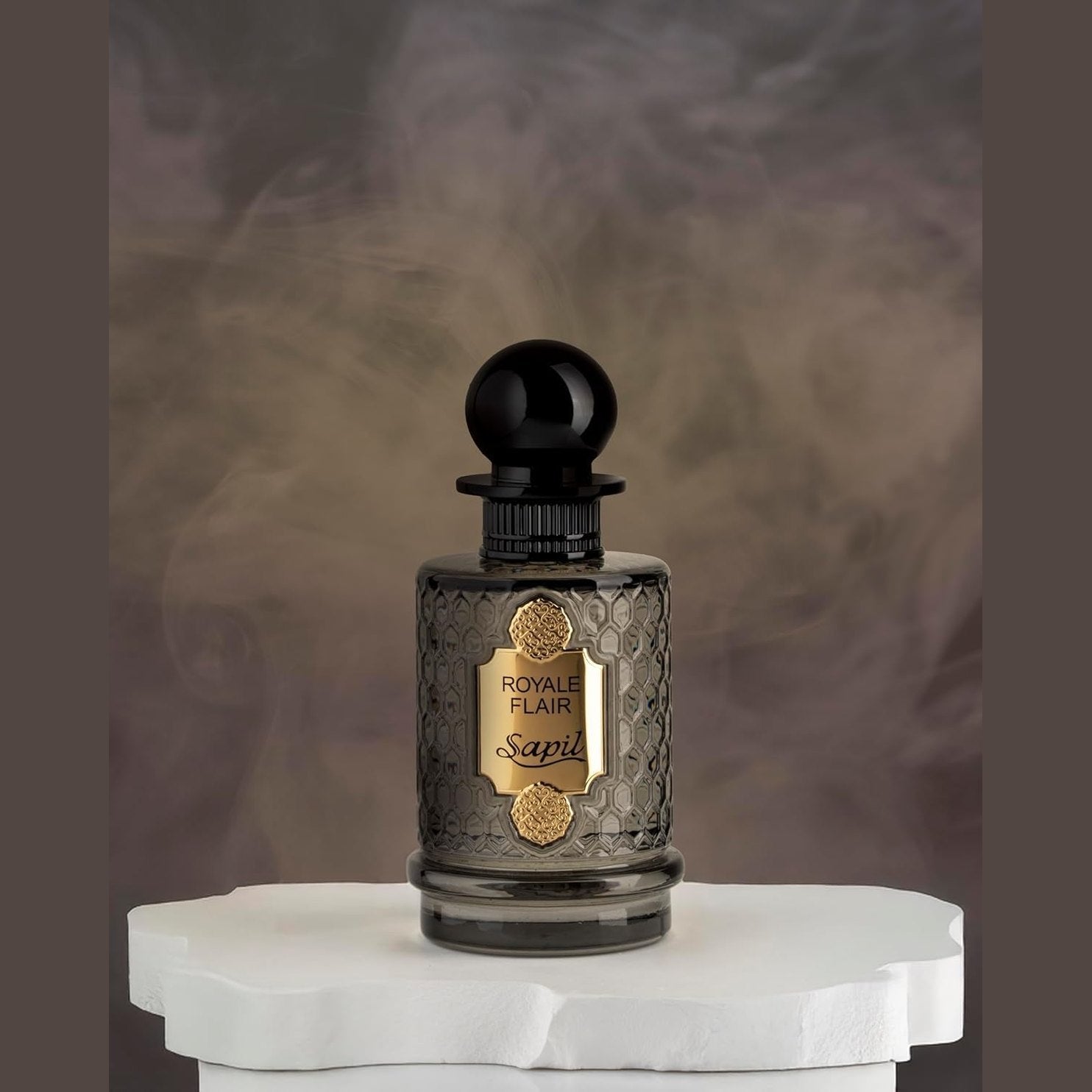 Sapil Royale Flair Unisex Eau De Parfum β Spicy Woody Oud & Amber Blend β Long-Lasting Premium Luxury Fragrance for Men & Women β Arabic Dubai Perfume β 3.38 oz - Medaid International