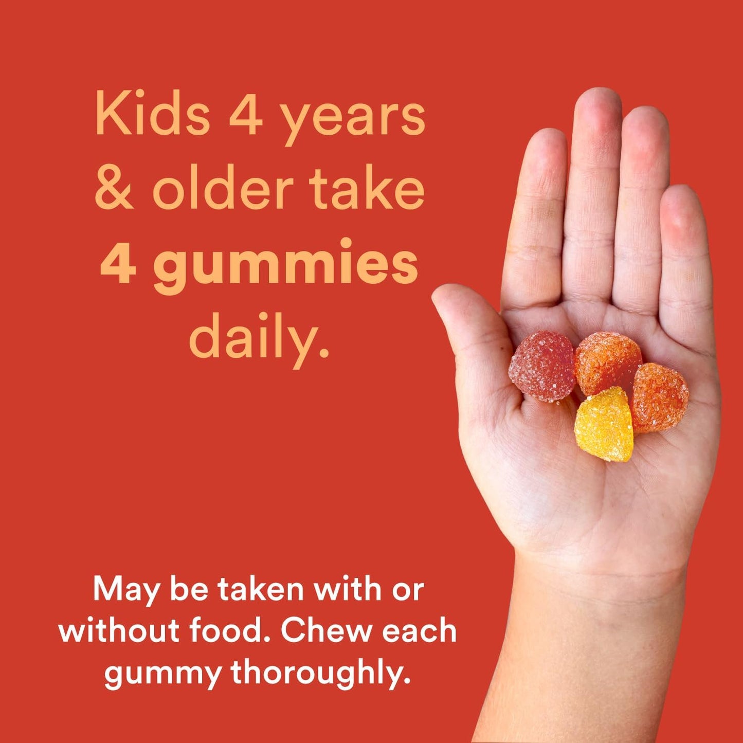 SmartyPants Kids Multivitamin Gummies: Omega 3 Fish Oil (EPA/DHA), Vitamin D3, C, Vitamin B12, B6, Vitamin A, K & Zinc - 120 Count (30 Day Supply) - Medaid