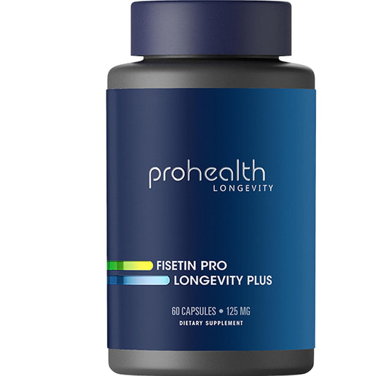 ProHealth Fisetin Supplements-15X Better Absorption from Polyphenol Blend + MCT Oil. 3rd Party Tested Pure. USA Manufactured. Powerful Antioxidant + Senolytic. Fisetin Supplement 125mg X 60 Servings - Medaid International