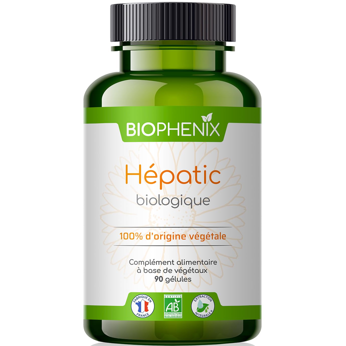 Biophénix Hépatic biologique 90 gélules - Complément alimentaire BIO 100% naturel à base de végétaux - Favorise les fonctions du foie - Medaid International