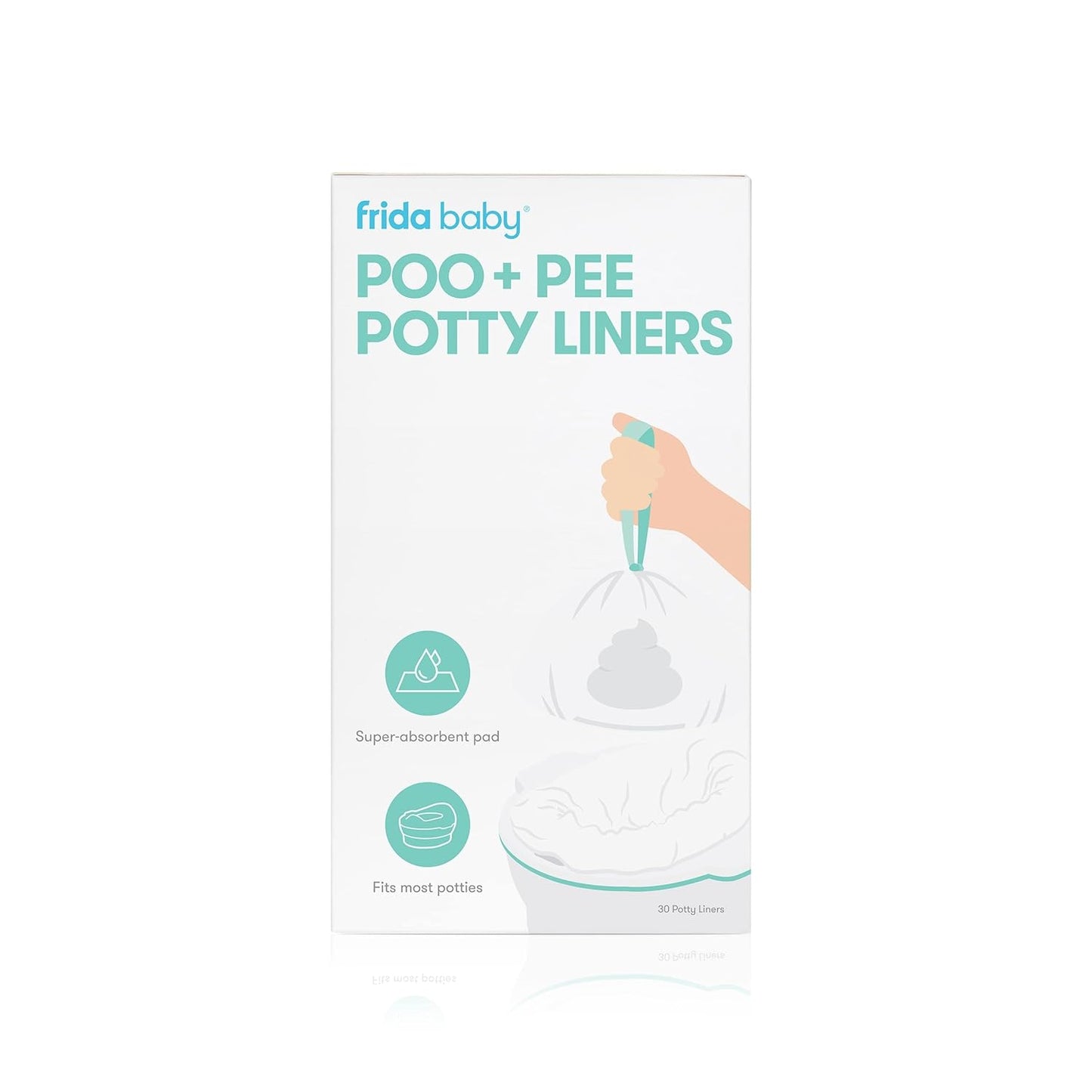 Frida Baby Potty Cleanup Essentials | Leak-Proof Potty Liners and Disposable Floor Pads for Potty Training - Medaid