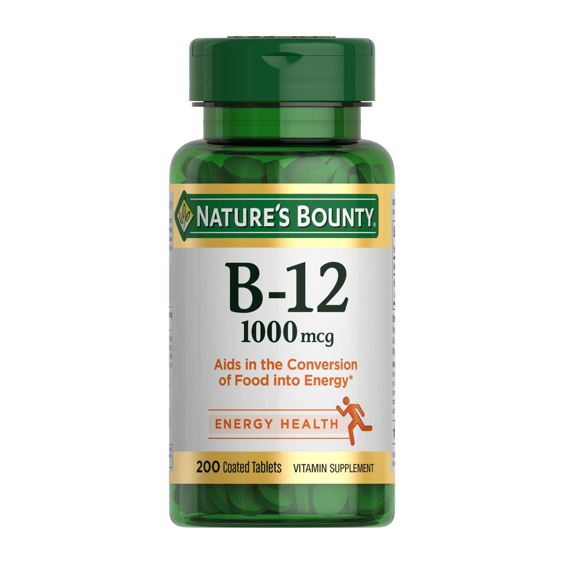 Nature's Bounty Vitamin B12 1000 mcg Supplements, Supports Energy Metabolism, 200 Ct - Medaid International