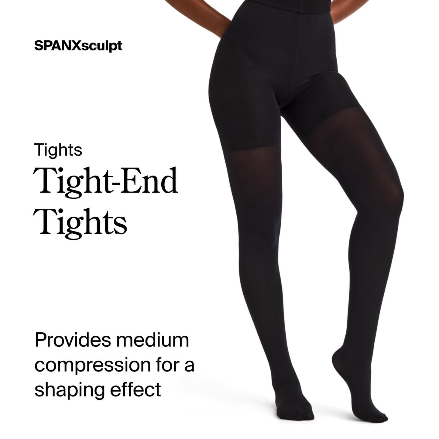 SPANX Tights for Women Tight-End Tights Very Black b - Medaid International