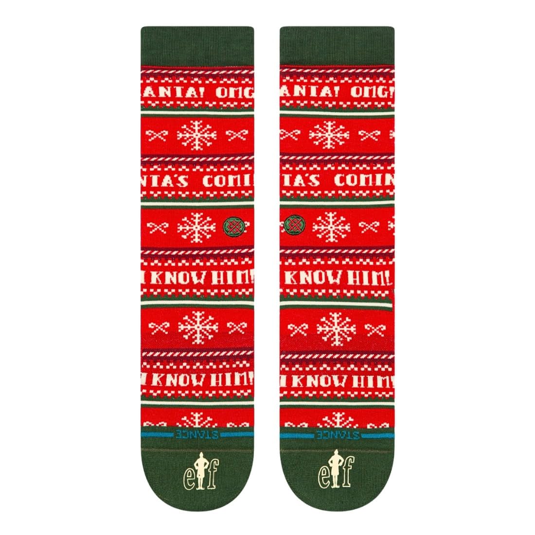 Stance, Unisex, I Know Him Crew, Red, Medium - Medaid International