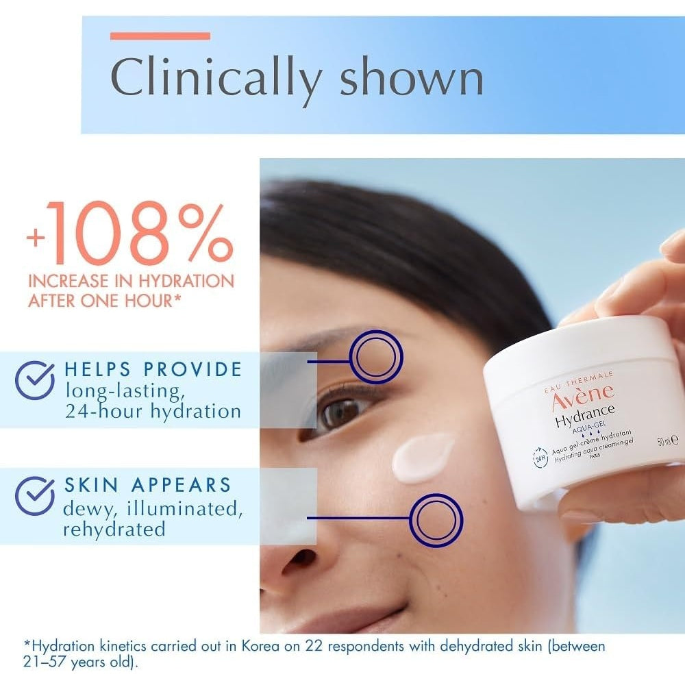 Avene Hydrance Aqua-Gel Hydrating Aqua Cream-In-Gel (Imported) - 50ml - Medaid