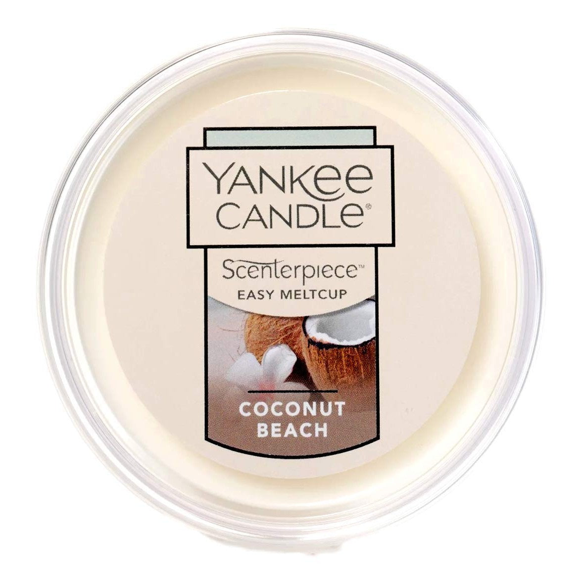Yankee Candle Coconut Beach Scenterpiece Easy Meltcup, Fresh Scent - Medaid International