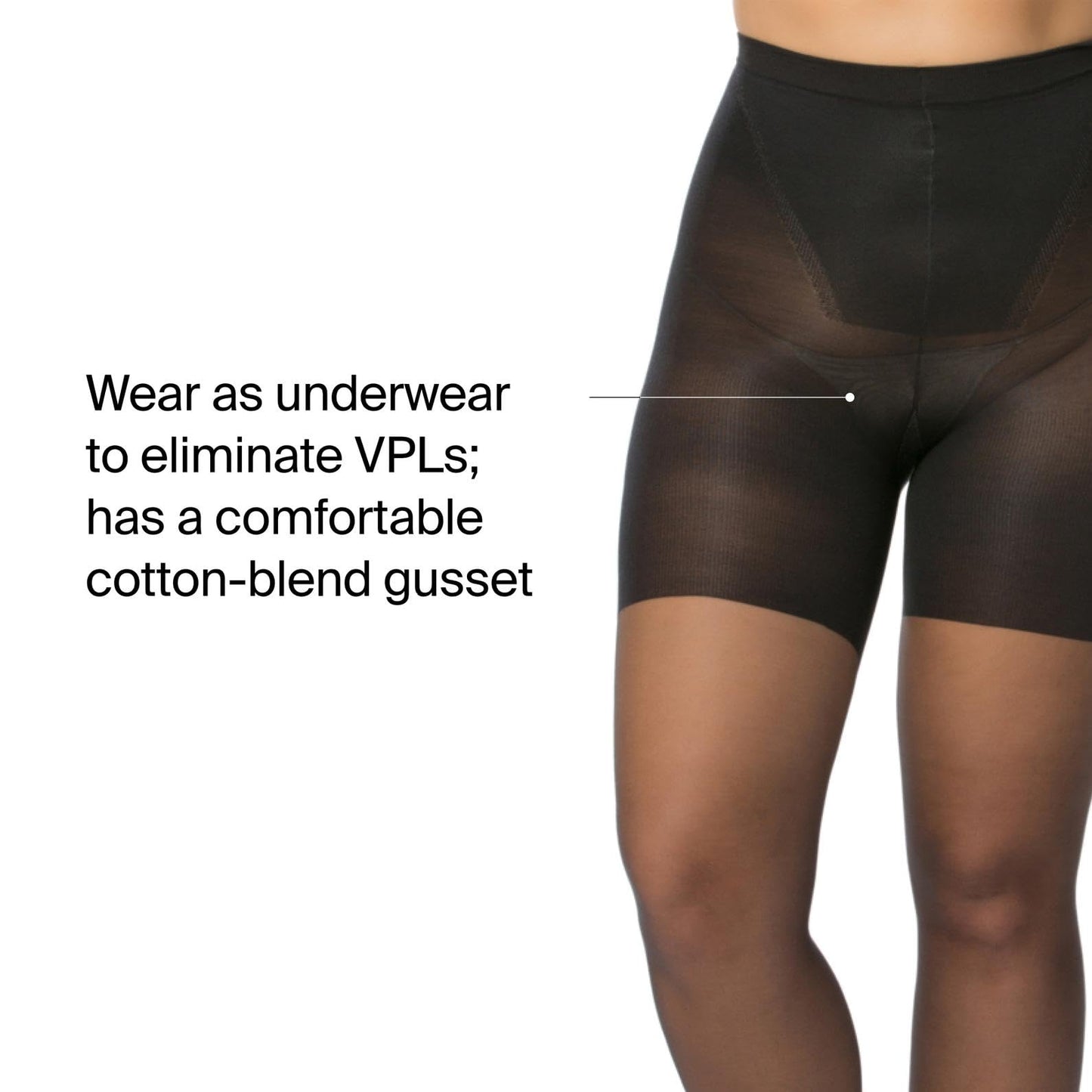 SPANX Shapewear for Women Original Footless Pantyhose Black c - Medaid International