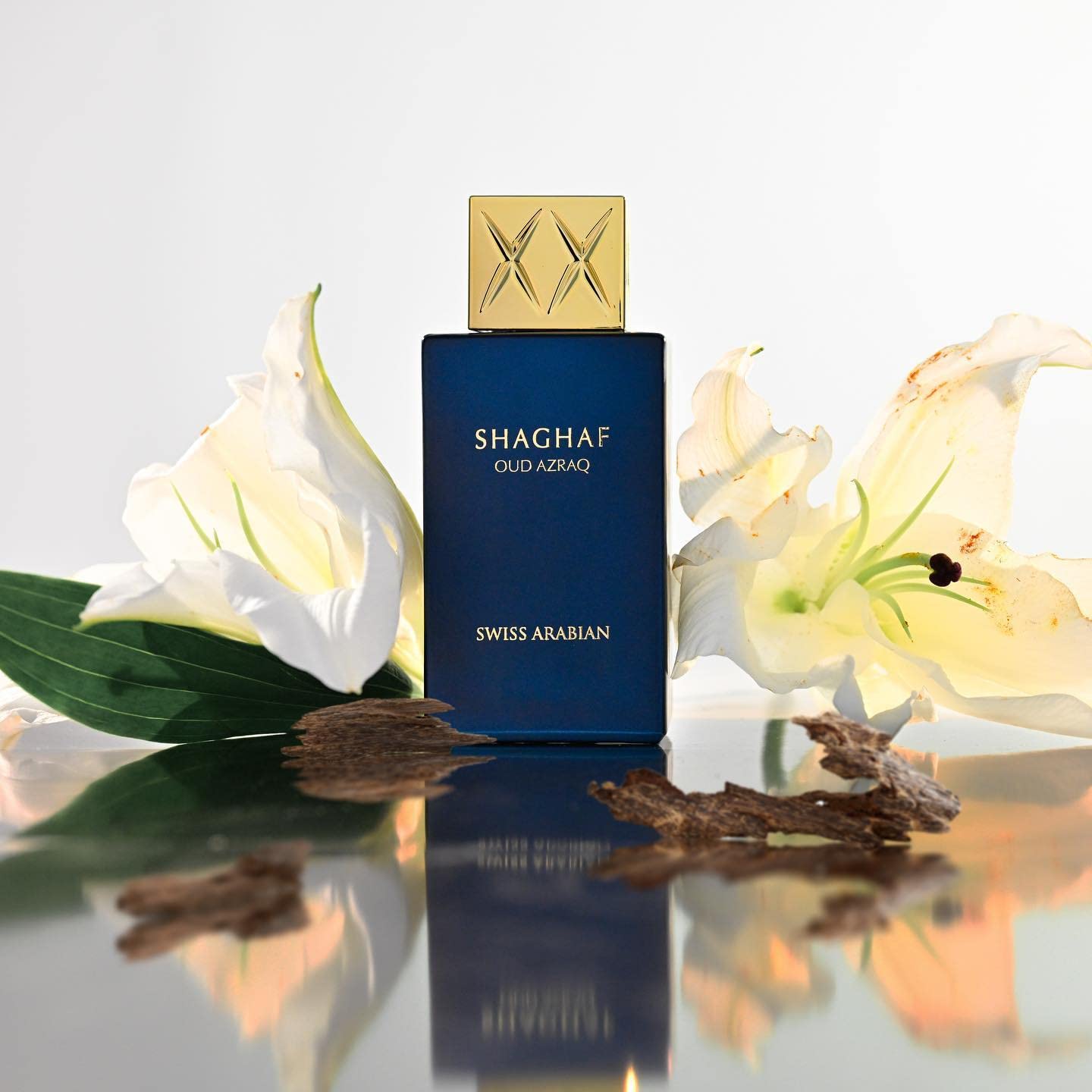 Swiss Arabian Shaghaf Oud Azraq, Limited Edition - Luxury Products From Dubai - Long Lasting and Addictive EDP Spray Fragrance - Seductive, Signature Aroma - Luxurious Scent of Arabia - 2.5 oz - Medaid International