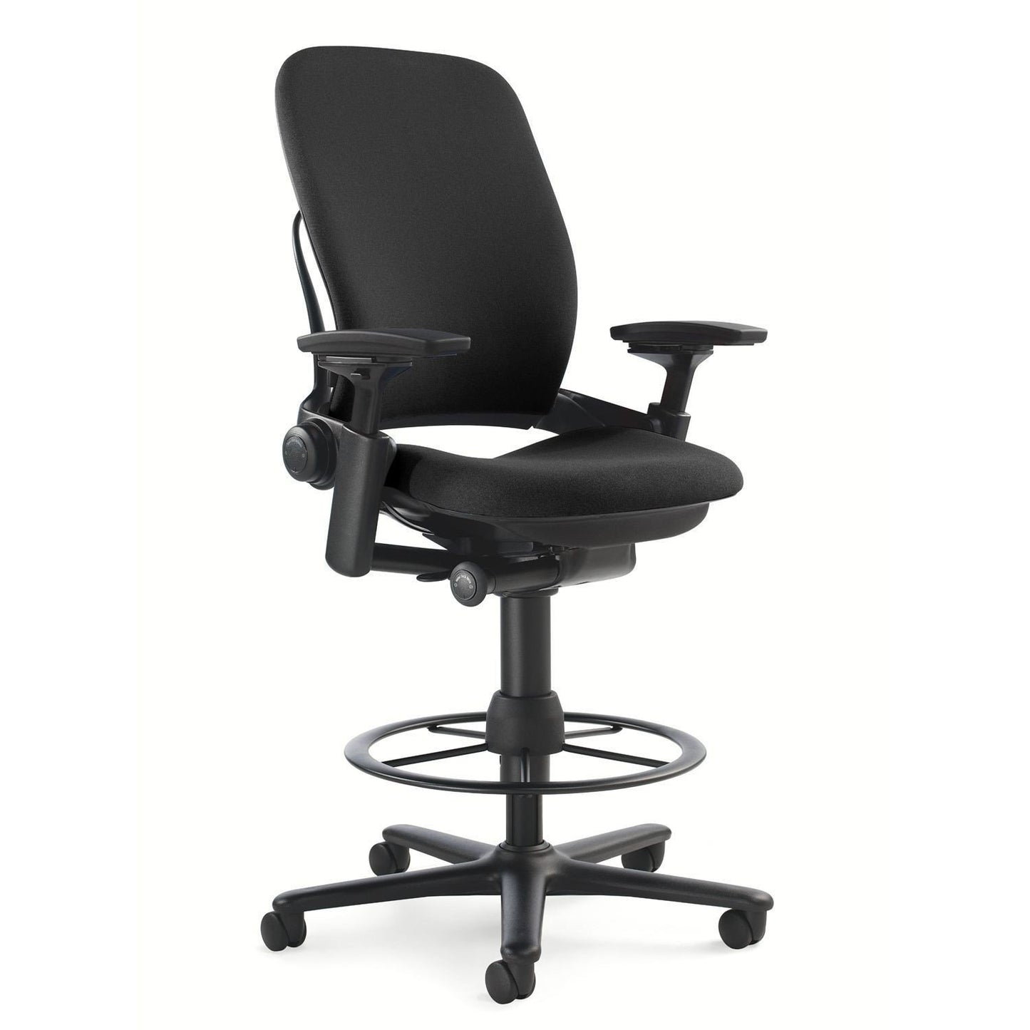 Steelcase Leap Fabric Stool, Black - Medaid International