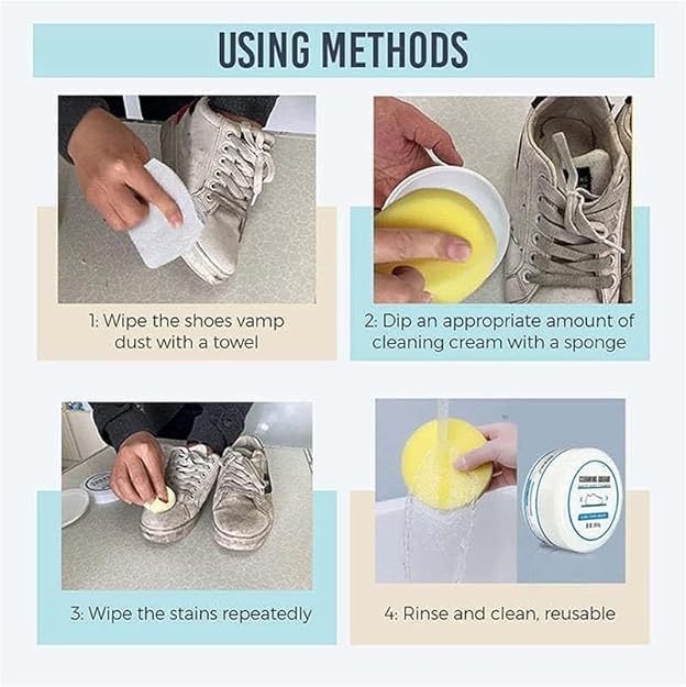 White Shoes Cleaning Cream - Medaid International