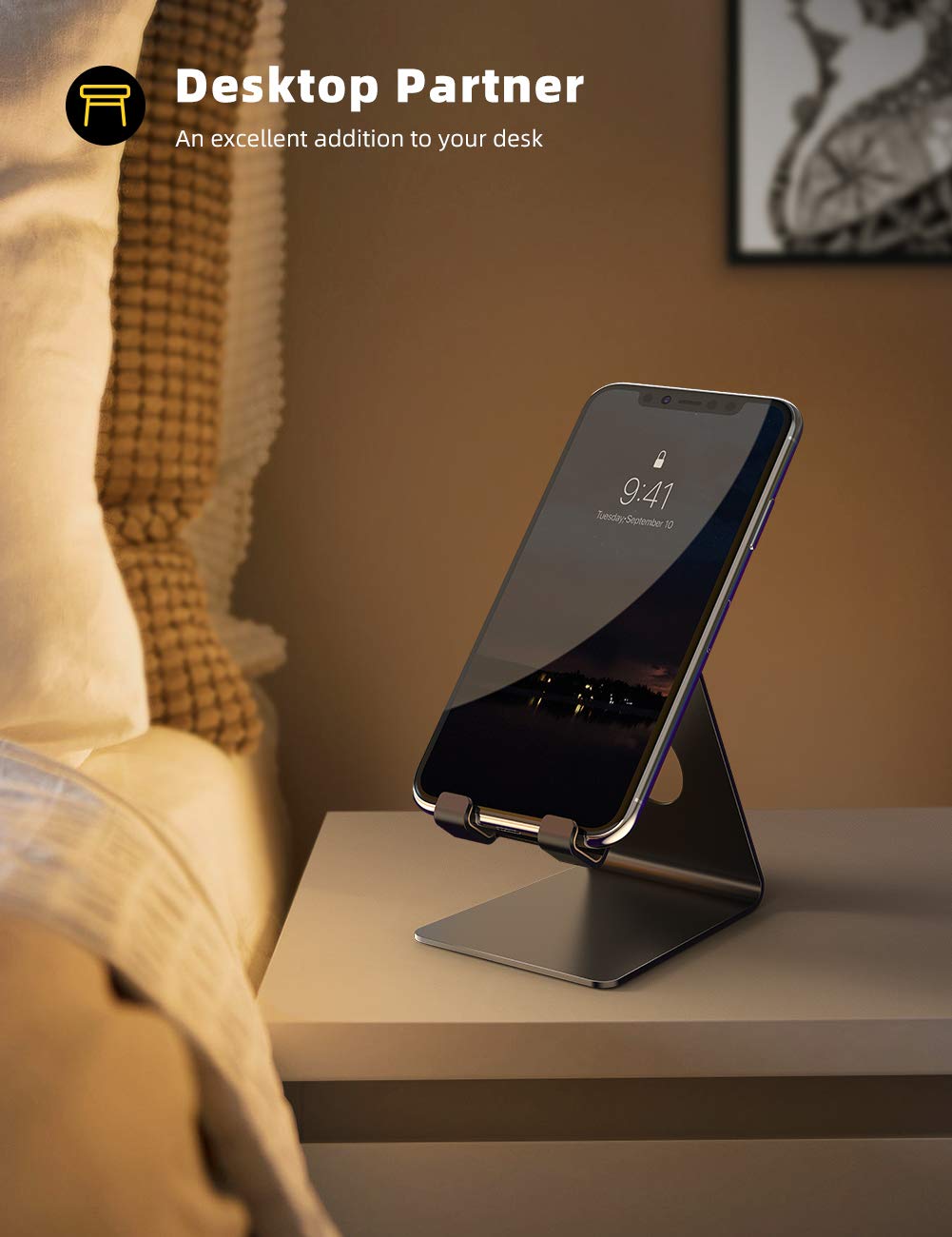 Lamicall Phone Stand & Phone Mount for Car Vent - Medaid International