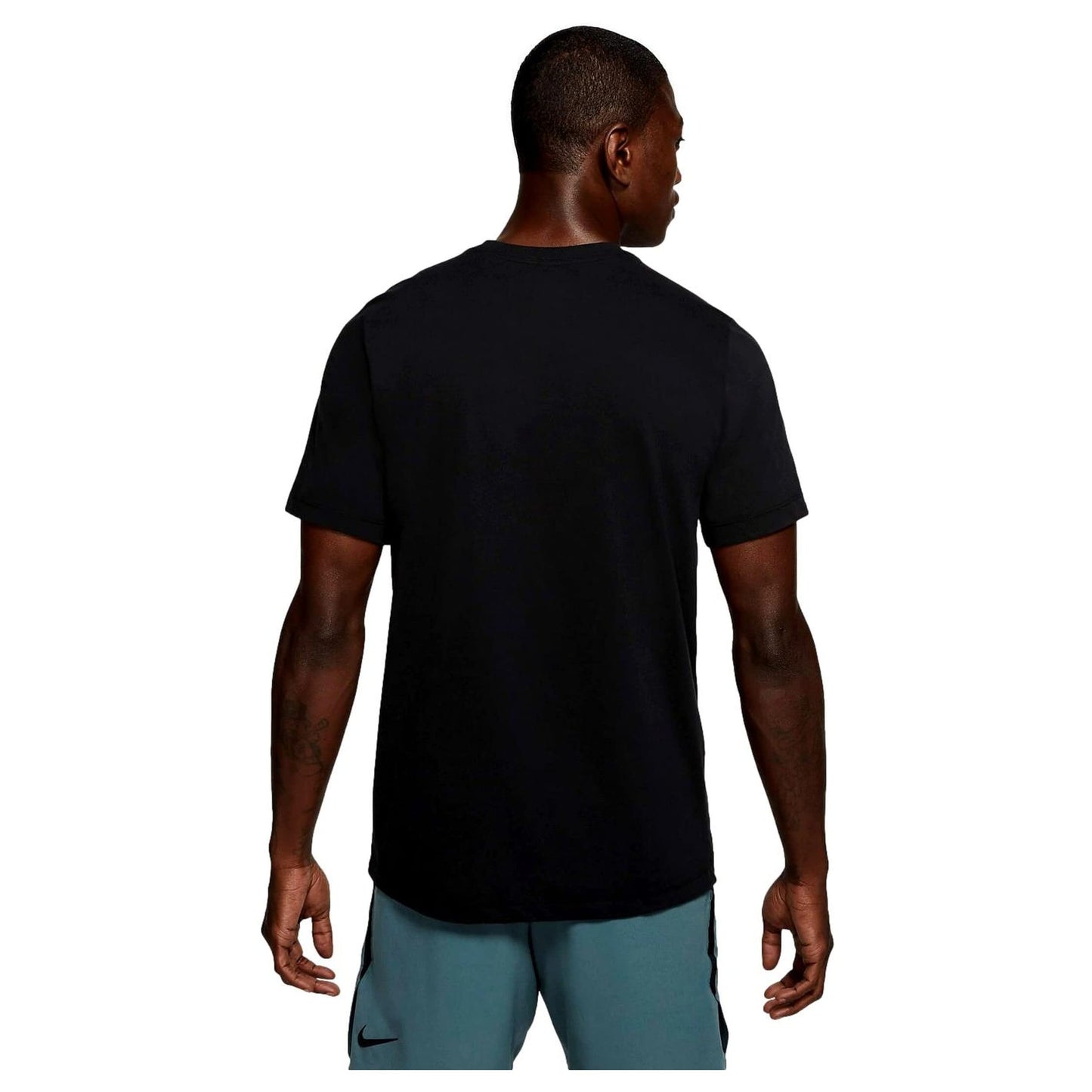 Nike Men's Dri Fitness T-Shirt, Black/White - Medaid International