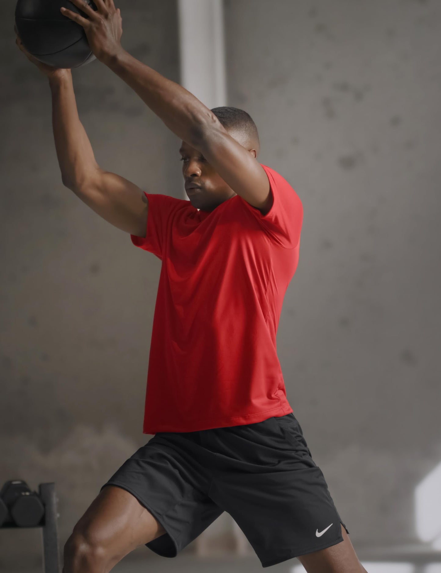 Nike Men's Dri-Fit Legend Fitness T-Shirt, University Red/Black, XX-Large - Medaid International