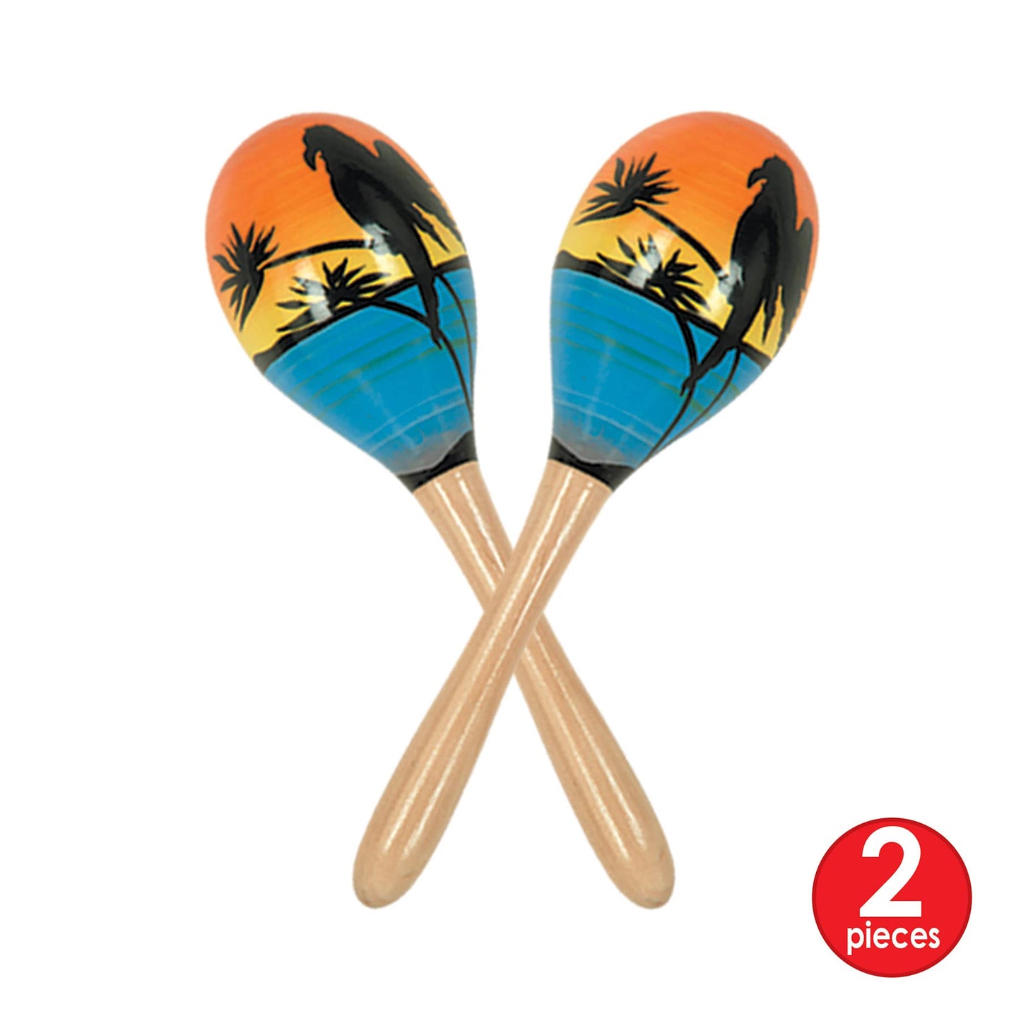 Beistle Tropical Fun Party Maracas - Medaid International
