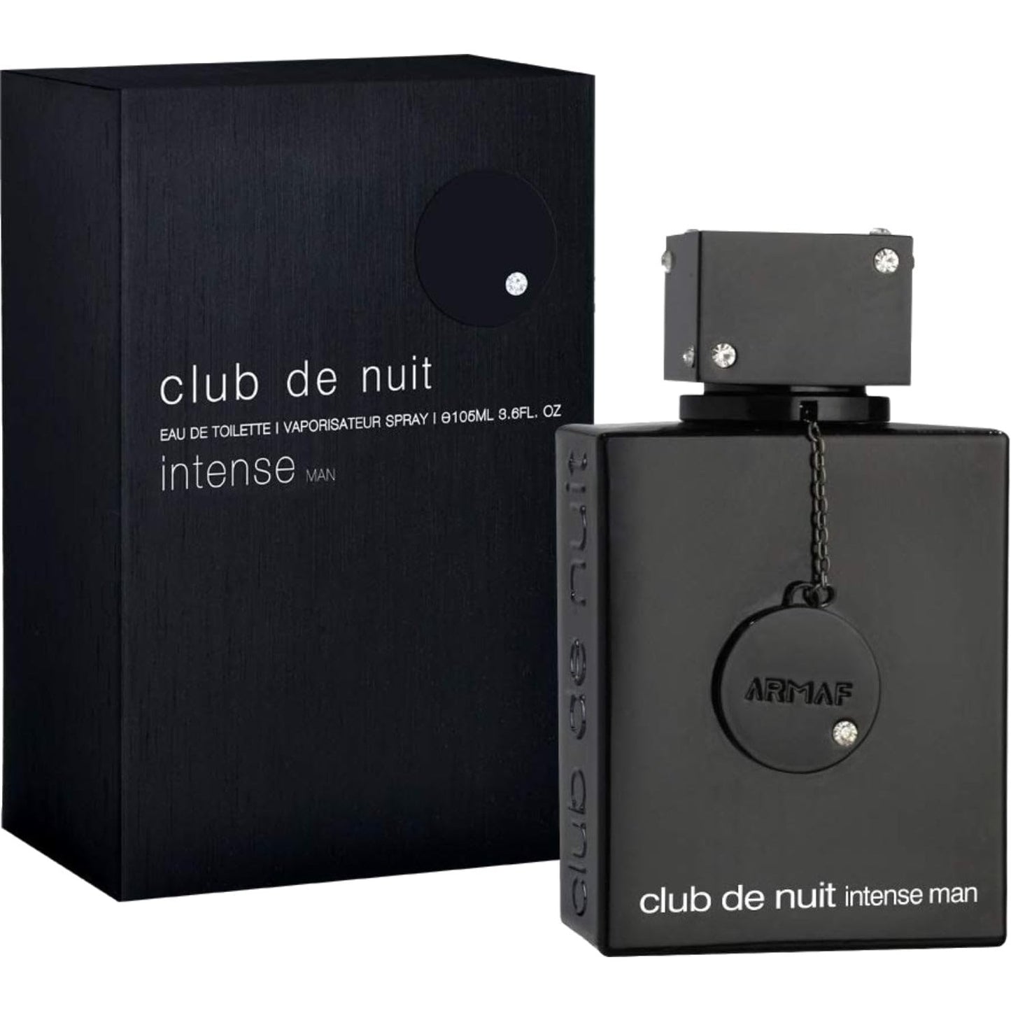 ARMAF club de nuit intense Man EDT Men New in Box, Black , 3.6 Fl Oz - Medaid International