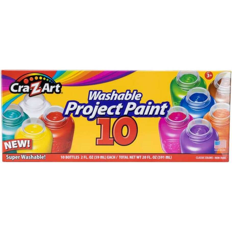Washable Project Paint - 10 Color Set - Medaid International