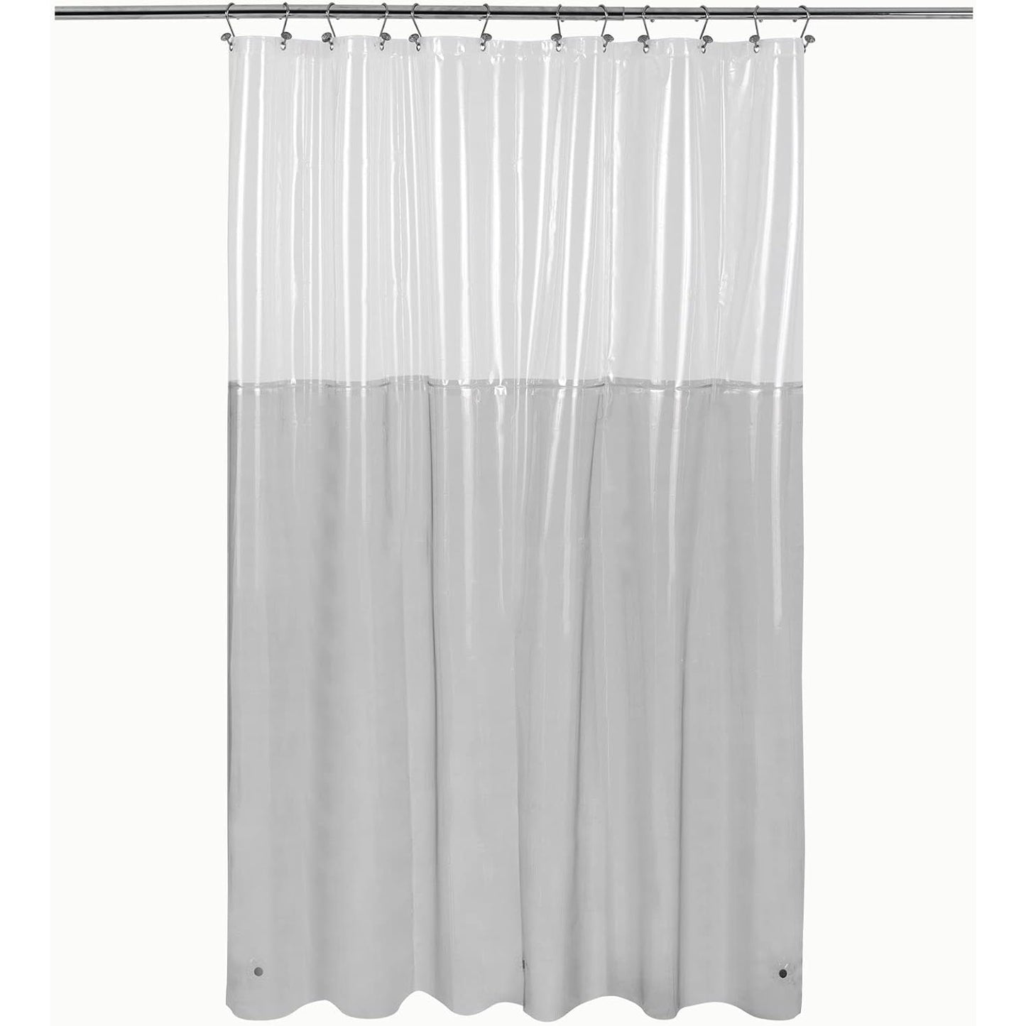 Barossa Design Plastic Shower Liner Clear - Premium PEVA Shower Curtain Liner with Rustproof Grommets and 3 Magnets, Waterproof Cute Lightweight Standard Size Shower Curtains for Bathroom - Clear - Medaid International