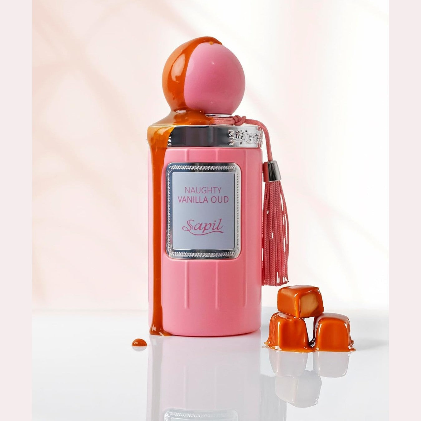 Sapil Naughty Vanilla Oud Eau De Parfum for Women – Long-Lasting Sweet Vanilla & Caramel Perfume with Musk, Amber & Oud – Luxury Arabic Gourmand Fragrance – 3.38 oz - Medaid International