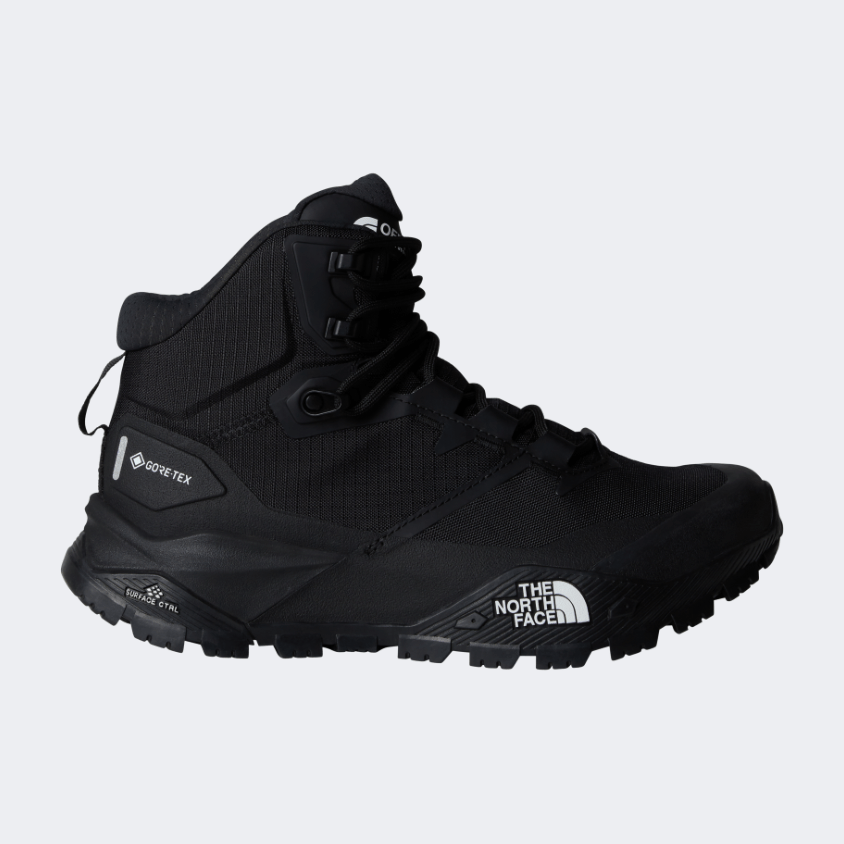 The North Face Offtrail Hike Mid Goretex Women Hiking Shoes Black/White - Medaid International